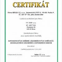 Reflex certifikát